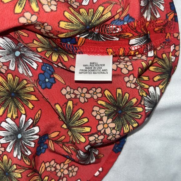 WAYF Medium Long Sleeve Tie Back Floral Dress Retro 70s Inspired - Picture 10 of 12